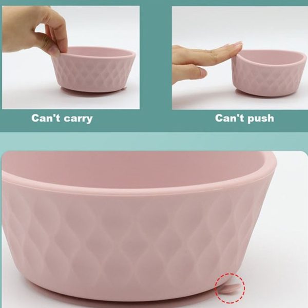 FocusBaby® Silicone Bowl Set Spoon Fork Mess-Free Feeding - Image 7