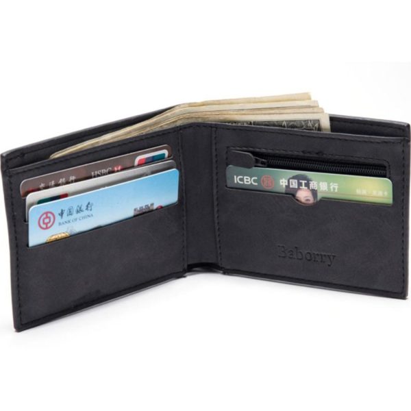 FocusFit® Stylish Men's Wallet Bi-fold with Coin Pocket - Image 9