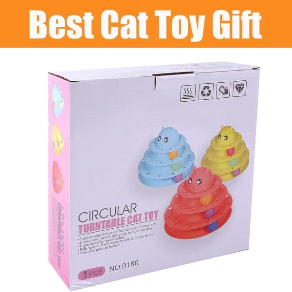 FocusPet® Interactive Cat Toy 3-Layer:  Turntable Triple Fun - Image 18