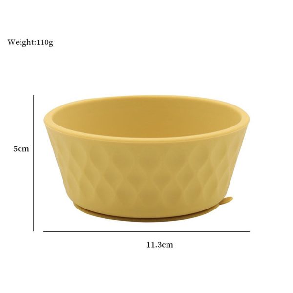FocusBaby® Silicone Bowl Set Spoon Fork Mess-Free Feeding - Image 6