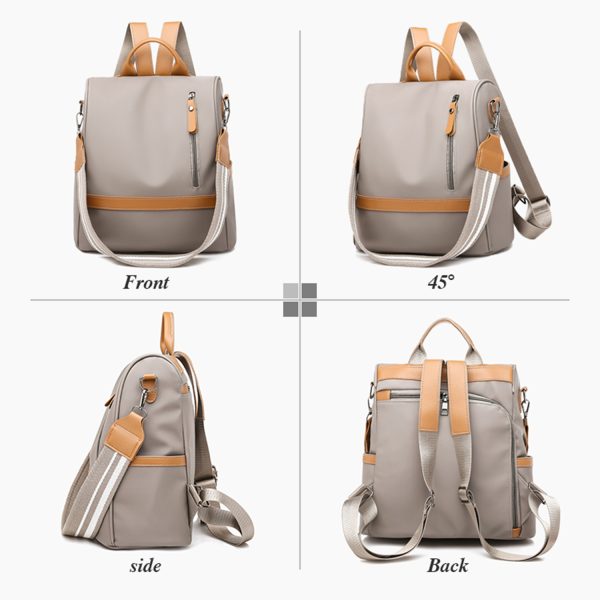 FocusBags® Nylon Women's Backpack Anti-Theft Water-Resistant - Image 16