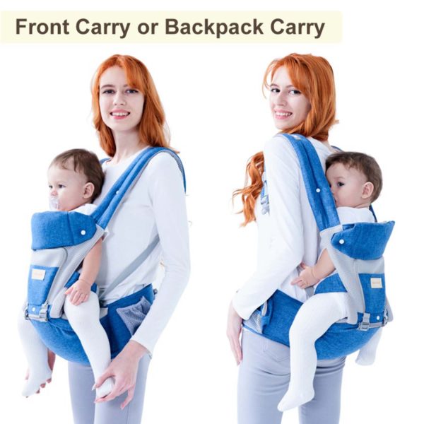 FocusBaby® Hip Seat Carrier 3-in-1 Convertible Babies 0-36mths - Image 5