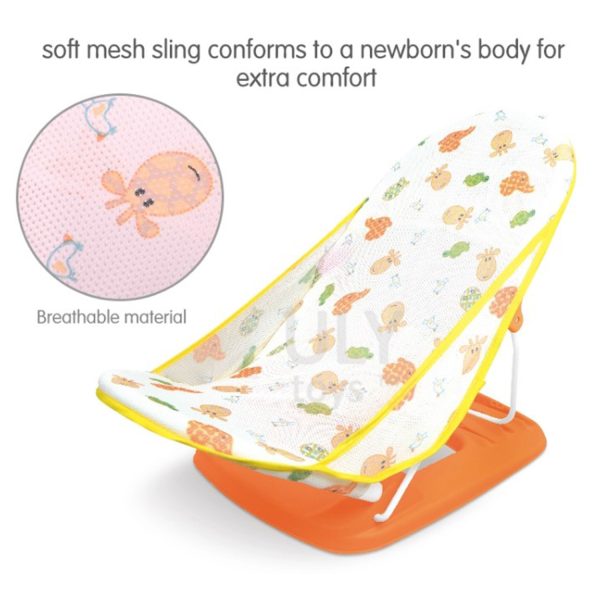 FocusBaby® Folding Bath Seat Convenient Soft Mesh Support - Image 5