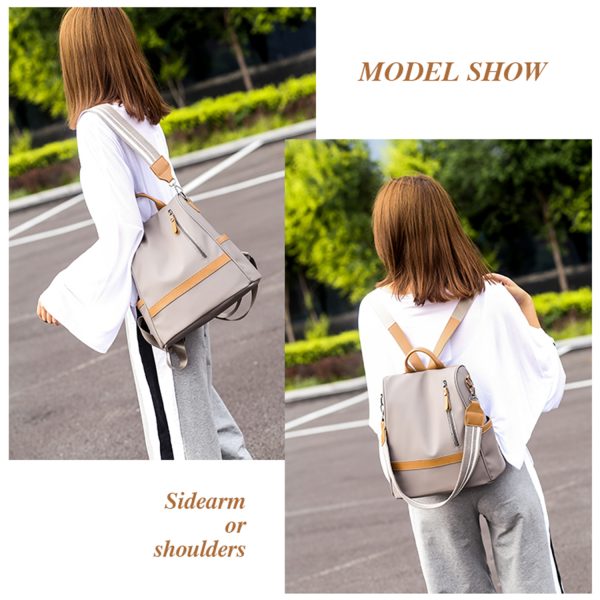 FocusBags® Nylon Women's Backpack Anti-Theft Water-Resistant - Image 14