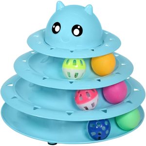 Interactive Turntable Cat Toy