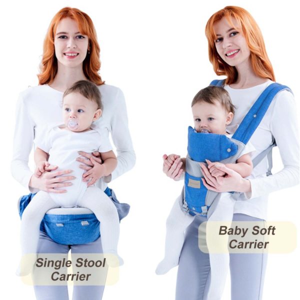 FocusBaby® Hip Seat Carrier 3-in-1 Convertible Babies 0-36mths - Image 4