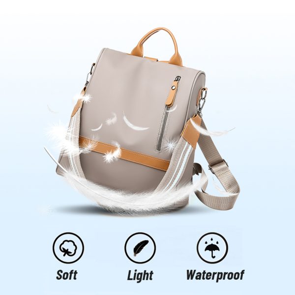 FocusBags® Nylon Women's Backpack Anti-Theft Water-Resistant - Image 13