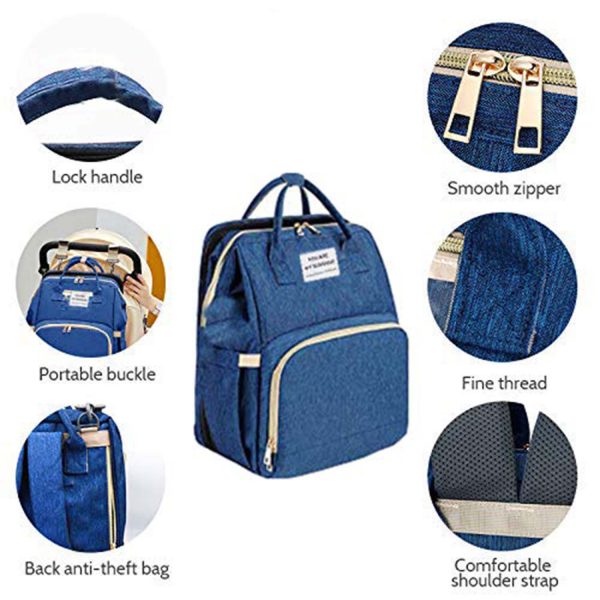 FocusBaby® Travel Baby Bed & Diaper Bag All-in-One Solution - Image 16