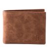 Stylish Men's Bi-fold Wallet with Coin Pocket: Minimalist Design