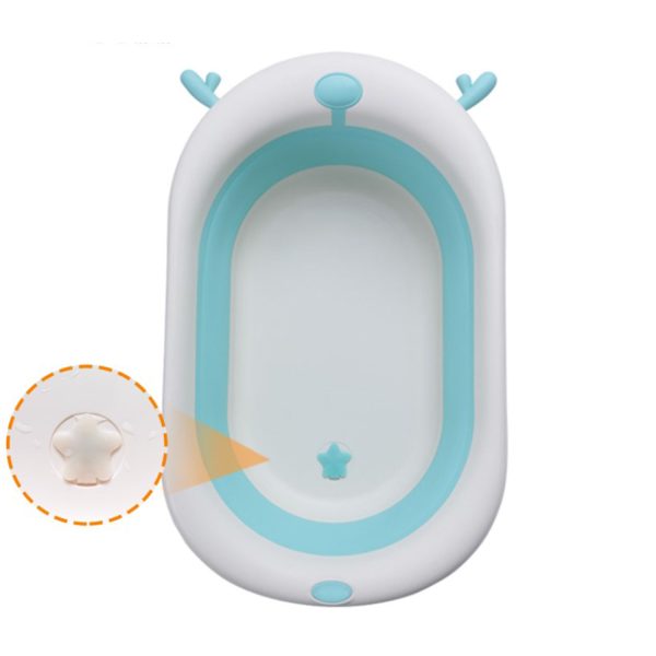 FocusBaby® Portable Baby Bath Drainage Hole Cushion Non-Slip - Image 6