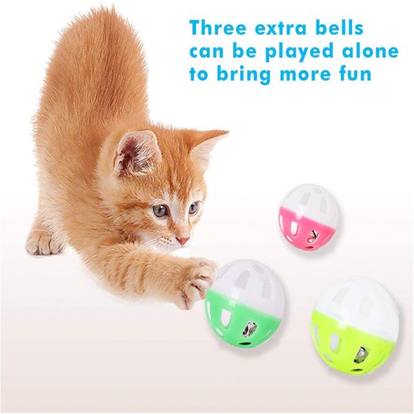 FocusPet® Interactive Cat Toy 3-Layer:  Turntable Triple Fun - Image 9