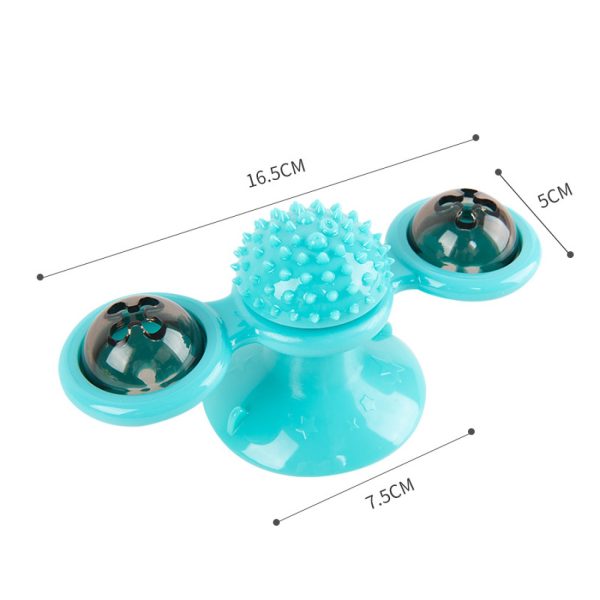 FocusPet® Windmill Cat Toy Scratching Play with Catnip - Image 3