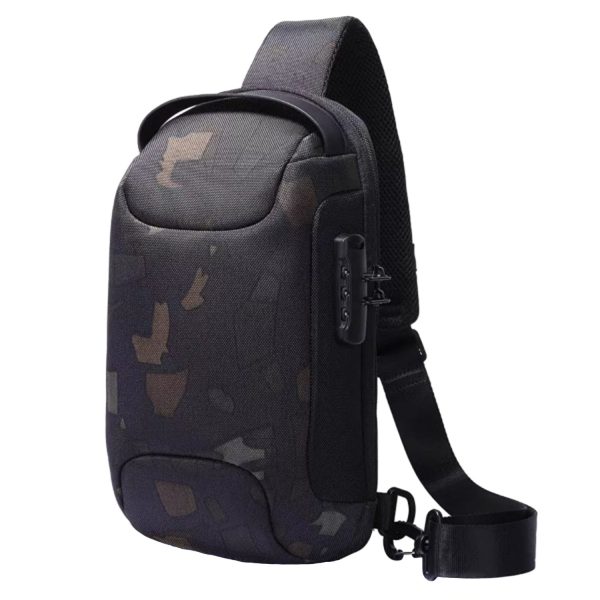 FocusBags® Cross Body Sling Bag with Lock and USB Charging - Image 5