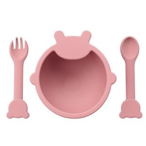 Silicone Bear-Shaped Feeding Bowl: Mess-Free Mealtime