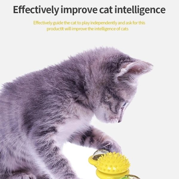 FocusPet® Windmill Cat Toy Scratching Play with Catnip - Image 10