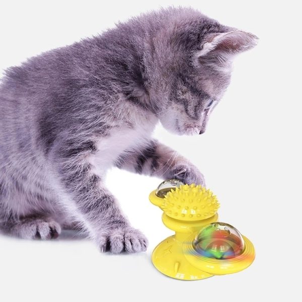 FocusPet® Windmill Cat Toy Scratching Play with Catnip - Image 11