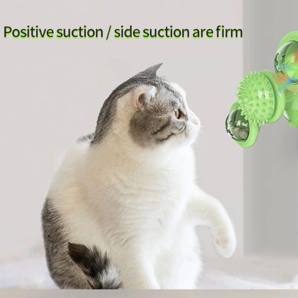 FocusPet® Windmill Cat Toy Scratching Play with Catnip - Image 12