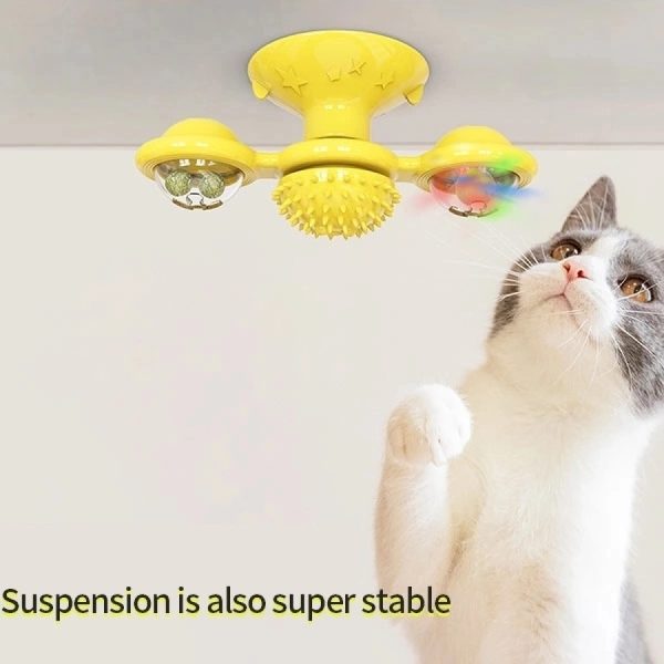 FocusPet® Windmill Cat Toy Scratching Play with Catnip - Image 15