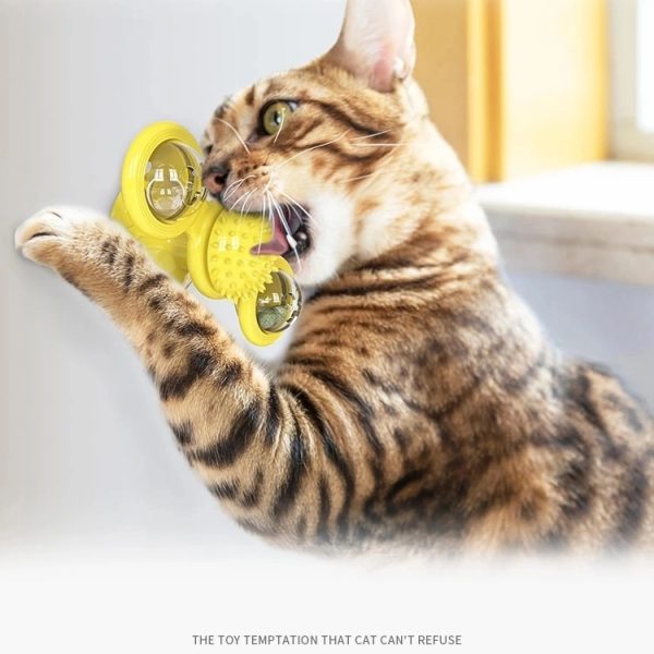 FocusPet® Windmill Cat Toy Scratching Play with Catnip - Image 16