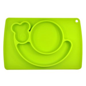 Non-Slip Silicone Toddler Feeding Placemat for On-the-Go Meals