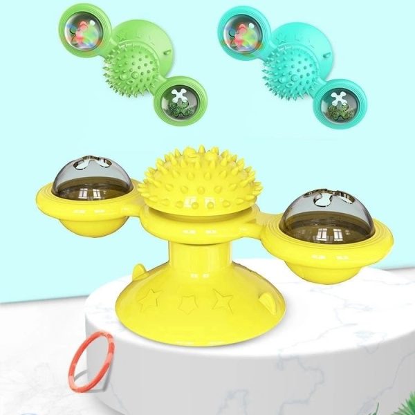 FocusPet® Windmill Cat Toy Scratching Play with Catnip - Image 18