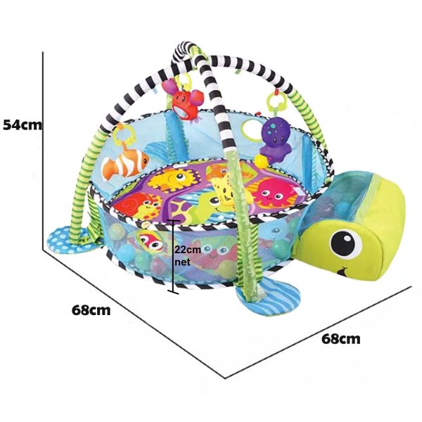 FocusBaby® Musical Baby Playmat with 30pcs Balls 3-in-1 - Image 9