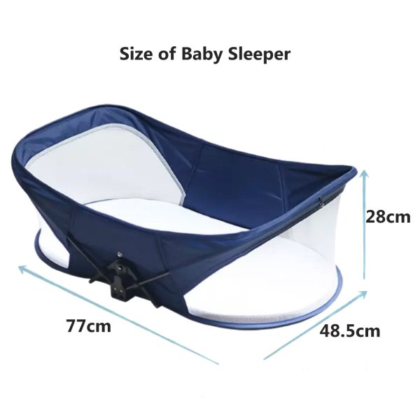 FocusBaby® Foldable Baby Sleeper with Travel Bag - Image 4
