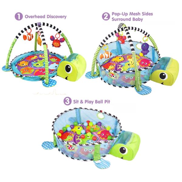 FocusBaby® Musical Baby Playmat with 30pcs Balls 3-in-1 - Image 10