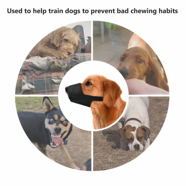 FocusPet® Adjustable Dog Muzzle Comfortable Safe Oxford Cloth - Image 9