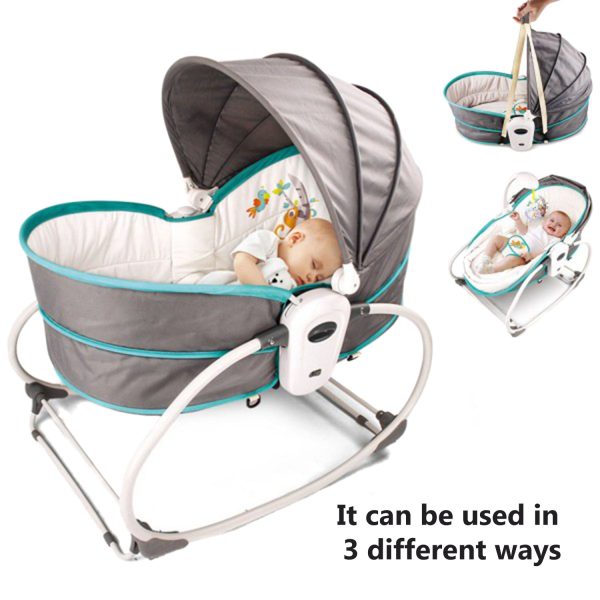 FocusBaby® Baby Rocker Bassinet 5-in-1 - Image 3