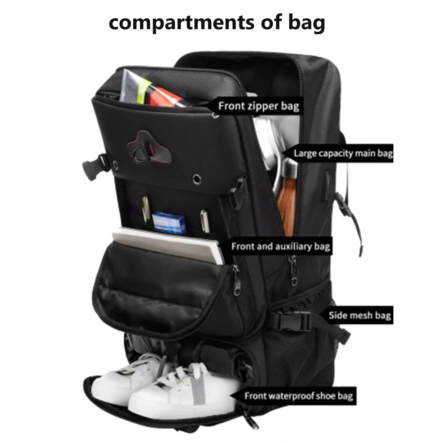 FocusBags® Adaptable Travel Backpack Versatile Spacious - Image 9