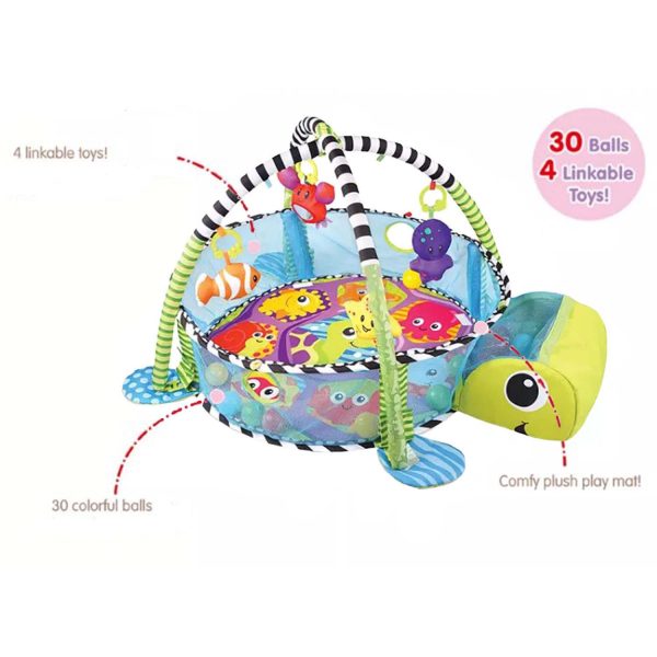FocusBaby® Musical Baby Playmat with 30pcs Balls 3-in-1 - Image 12
