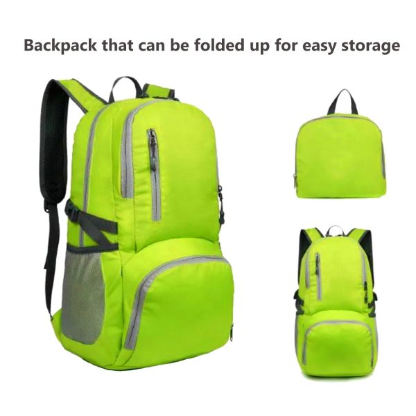FocusBags® Lightweight Foldable Backpack Waterproof Nylon - Image 14
