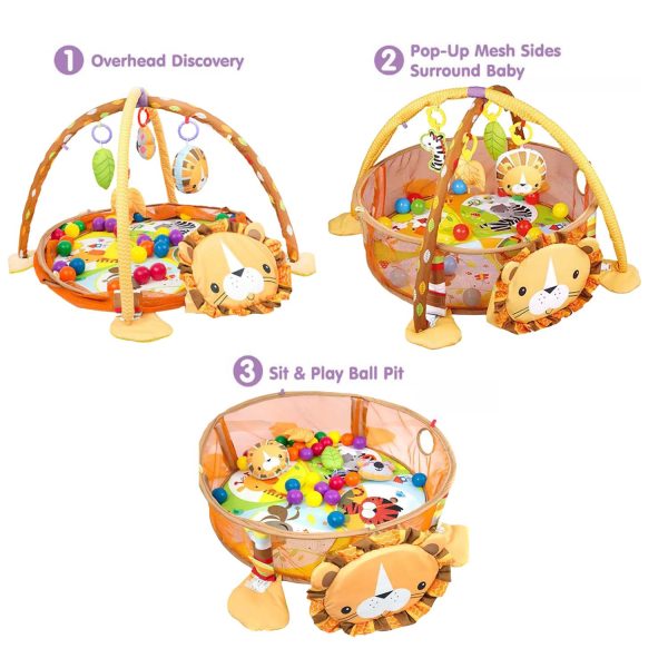 FocusBaby® Musical Baby Playmat with 30pcs Balls 3-in-1 - Image 15
