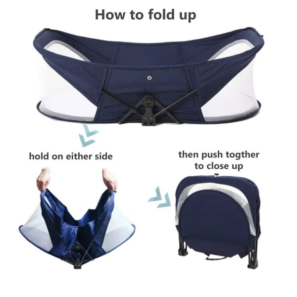 FocusBaby® Foldable Baby Sleeper with Travel Bag - Image 7