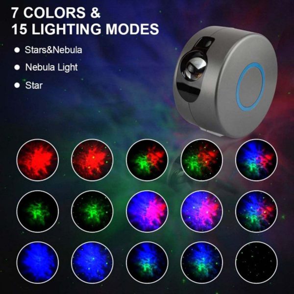FocusToys® Starry Night Projector Mesmerizing Galaxy Effects - Image 8