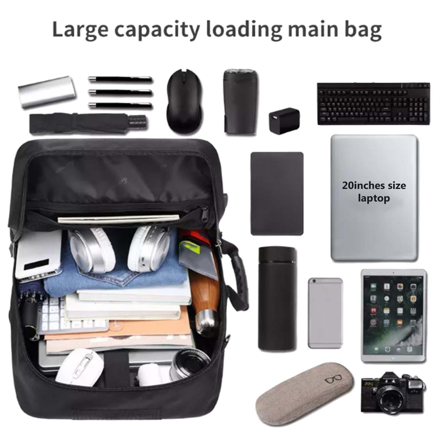 FocusBags® Adaptable Travel Backpack Versatile Spacious - Image 11