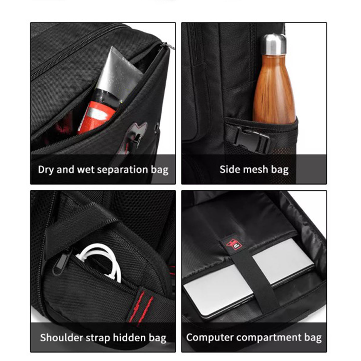FocusBags® Adaptable Travel Backpack Versatile Spacious - Image 12