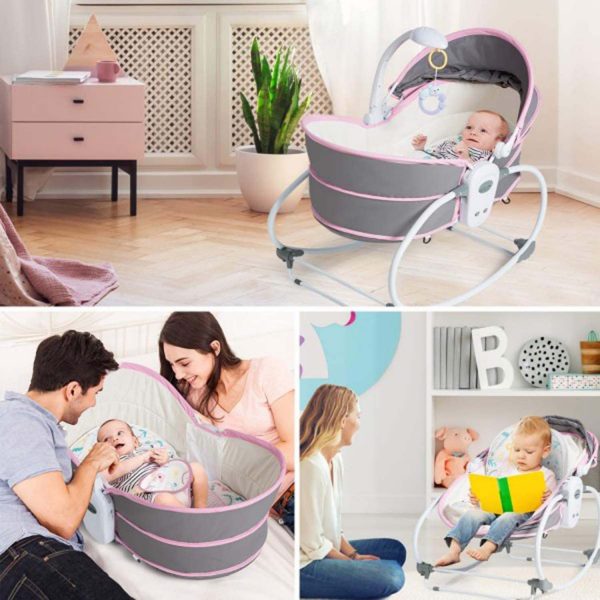 FocusBaby® Baby Rocker Bassinet 5-in-1 - Image 5