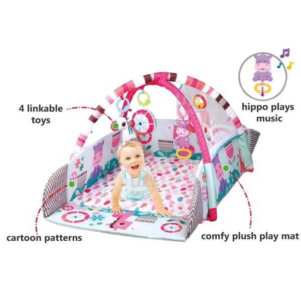 FocusBaby® 4-in1 Playmat Musical with 30 Pieces of Fun - Image 4