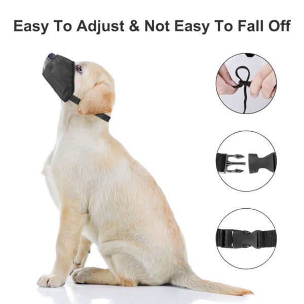 FocusPet® Adjustable Dog Muzzle Comfortable Safe Oxford Cloth - Image 7