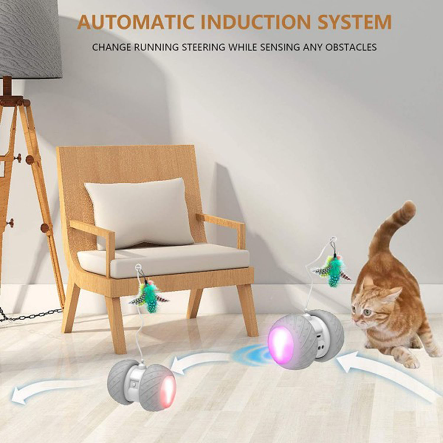 FocusPet® Cat Spinning Toy Automatic Interactive Engage your cat - Image 7