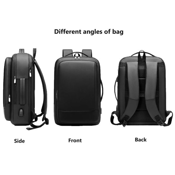 FocusBags® Expandable Backpack Laptop USB Waterproof - Image 10