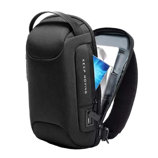 FocusBags® Cross Body Sling Bag with Lock and USB Charging - Image 10