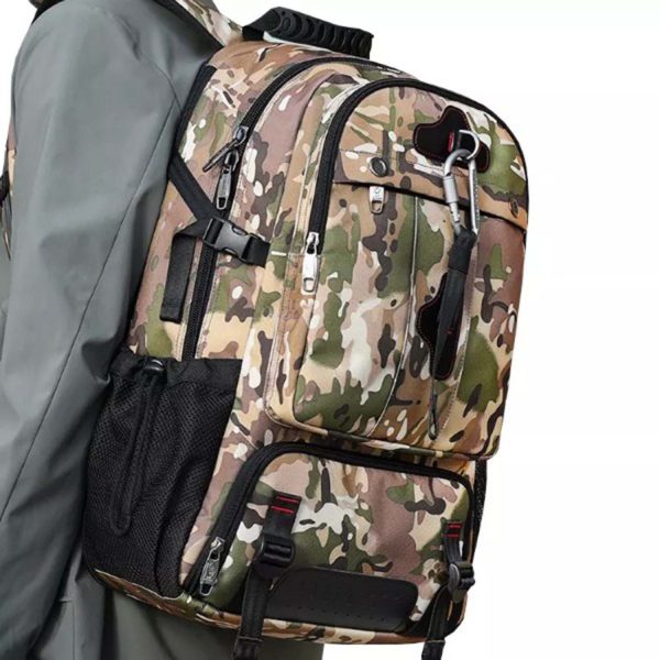 FocusBags® 80L Expandable Backpack Travel with USB Interface - Image 11
