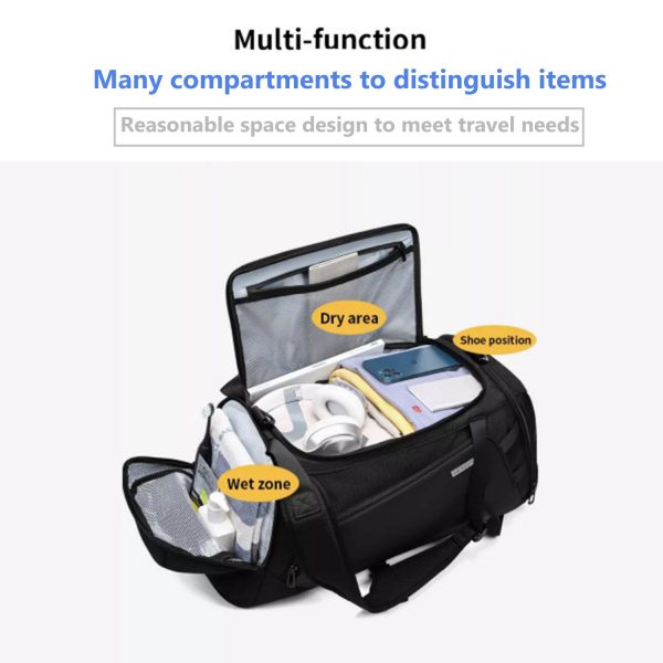 FocusBags® 41L Designer Gym Bag Versatile Waterproof Durable - Image 11
