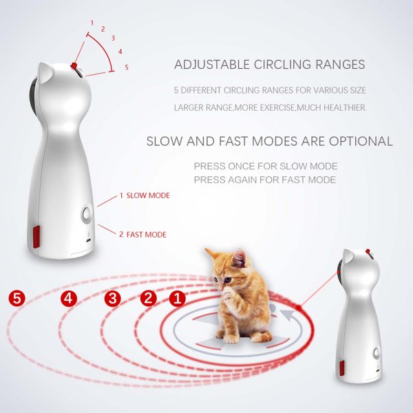 FocusPet® Cat Laser Toy Interactive Laser Fun - Image 5