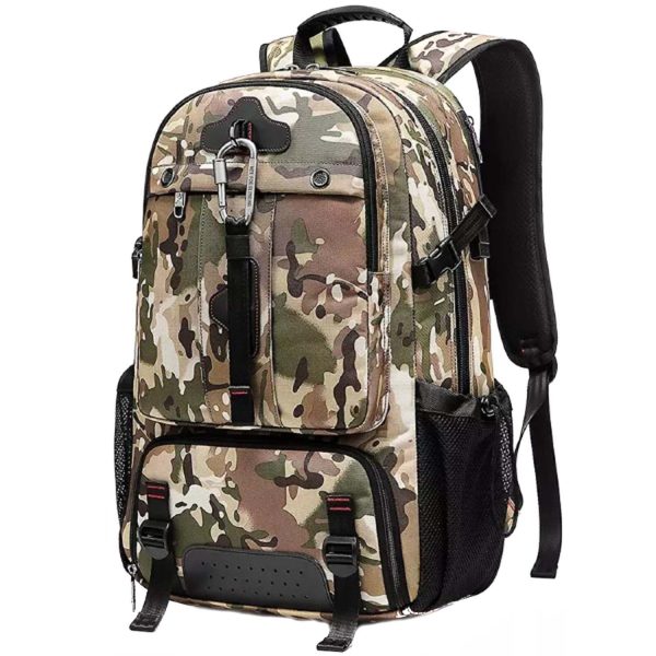 FocusBags® 80L Expandable Backpack Travel with USB Interface - Image 4