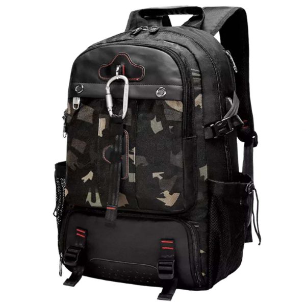 FocusBags® 80L Expandable Backpack Travel with USB Interface - Image 5