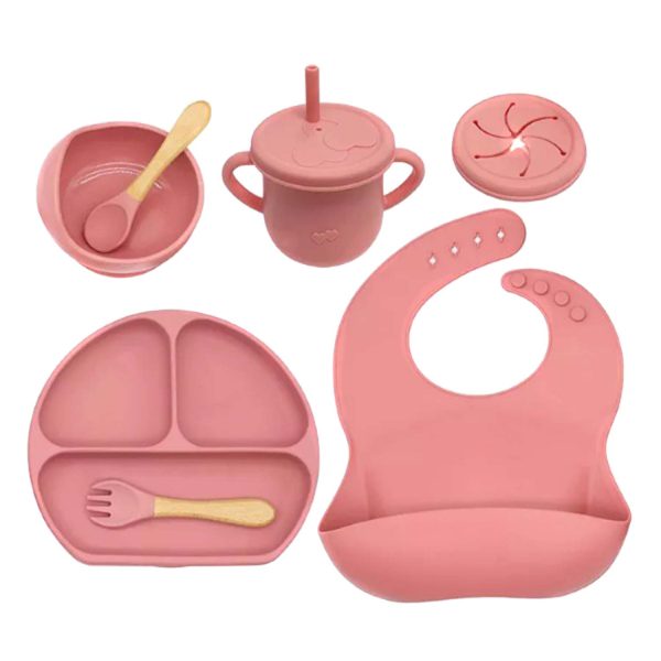 Safe and Non-Toxic Silicone Baby Feeding Set